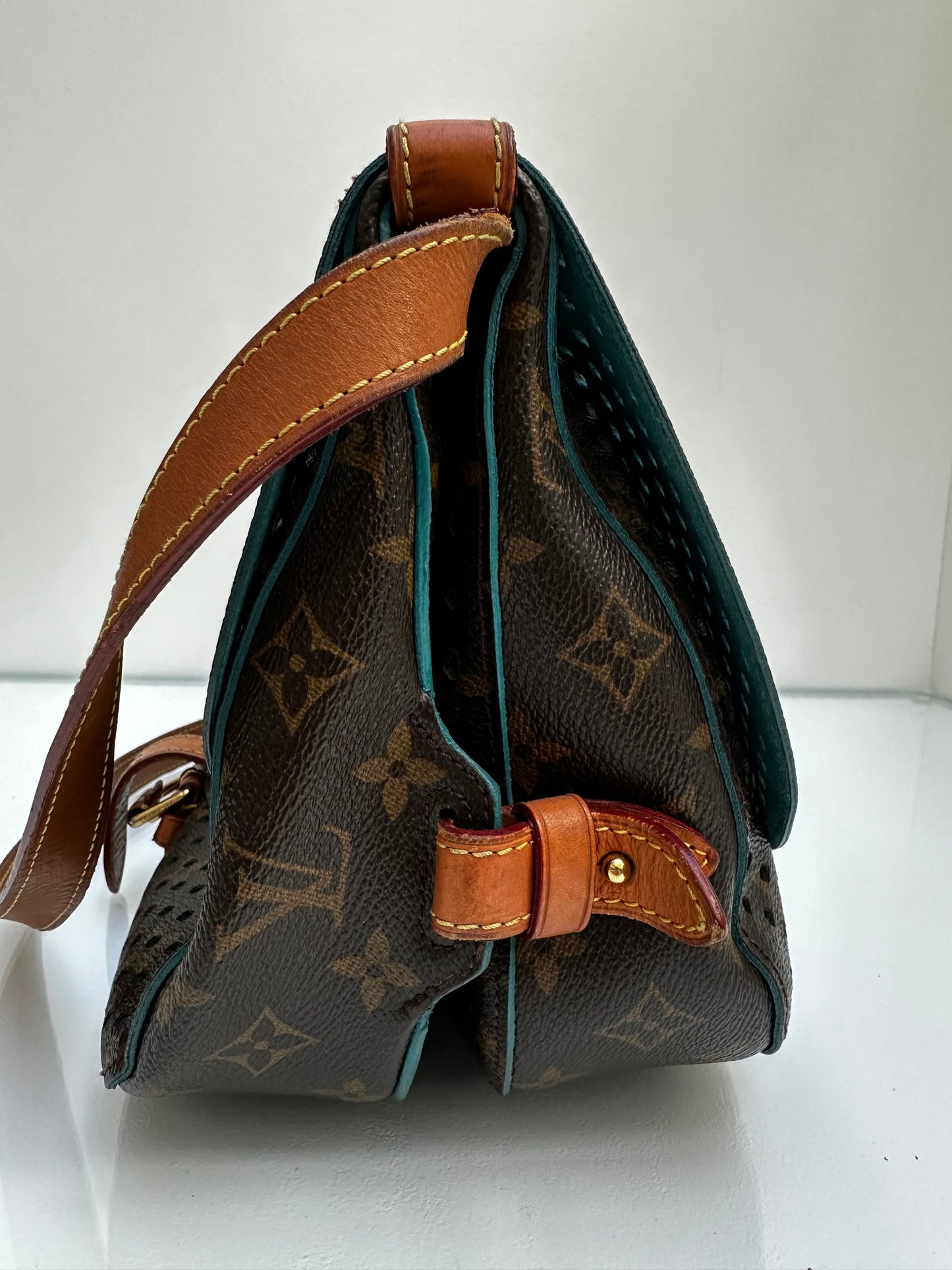 Louis Vuitton Monogram Perforated Samur Crossbody Bag