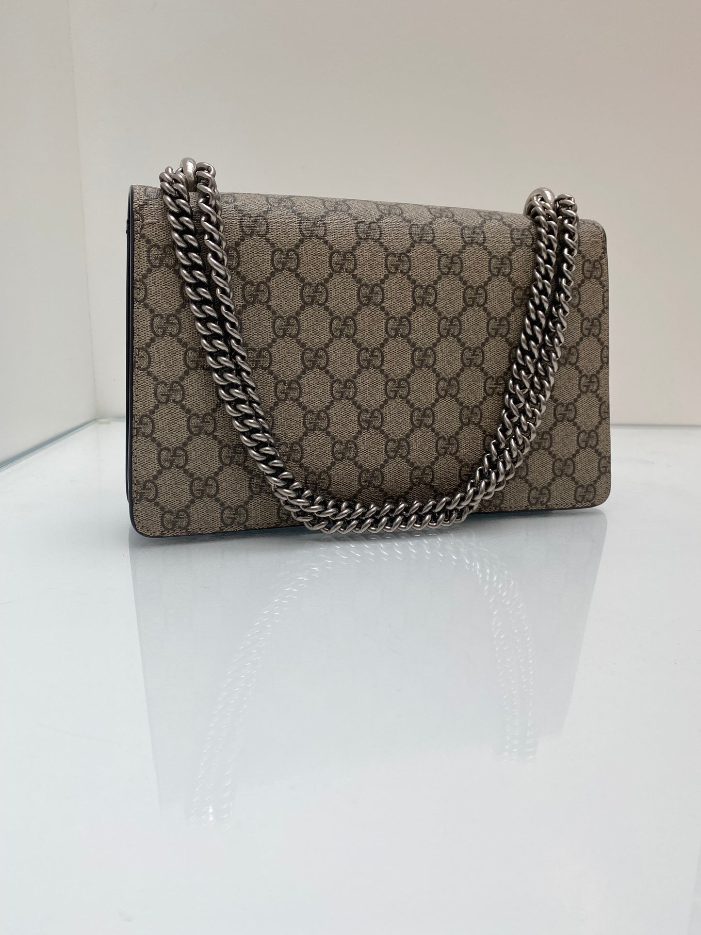 Gucci Dionysus GG Logo & Black Velvet Shoulder Bag