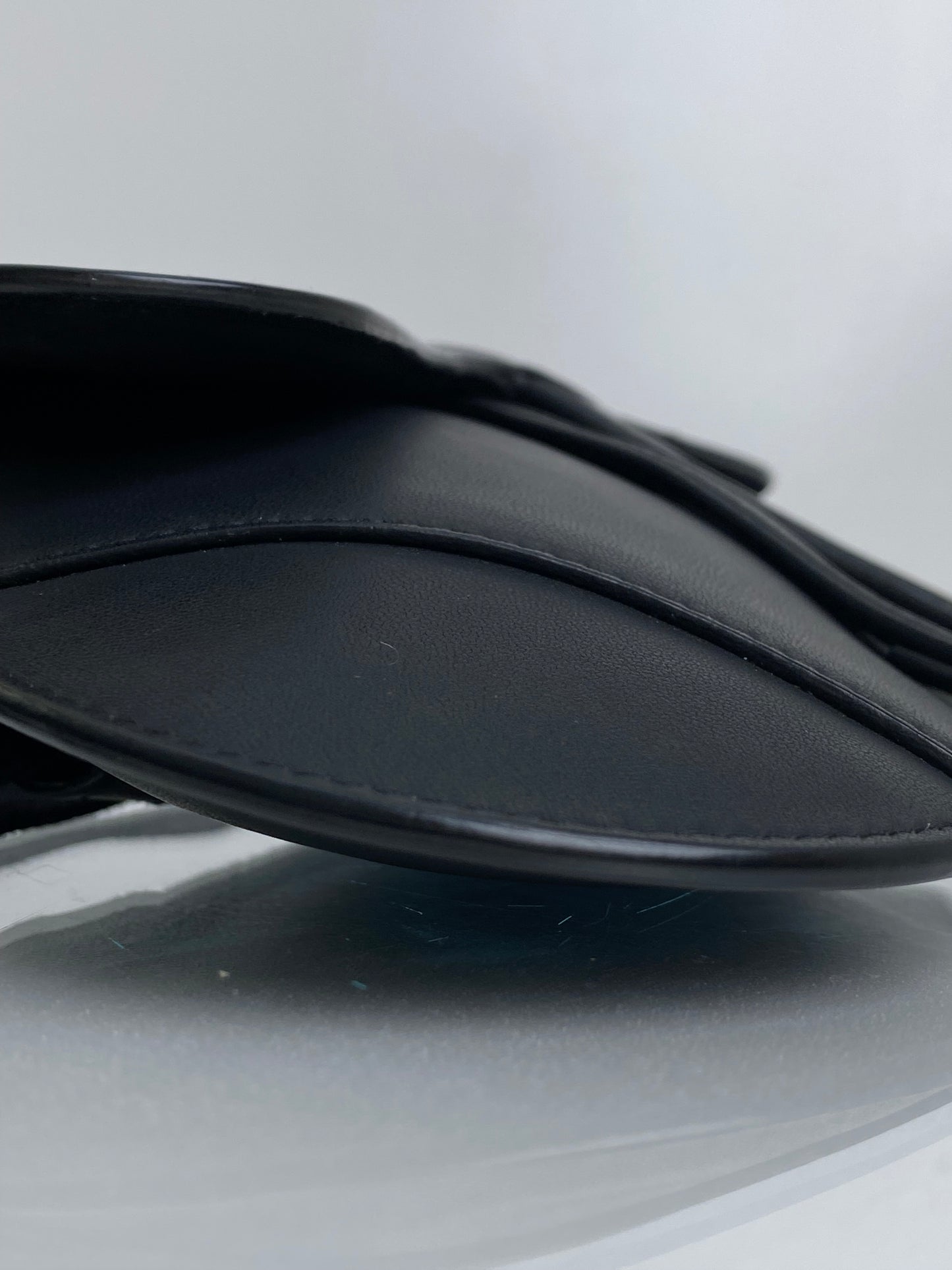 Dior Ultra Matte Black Saddle Mini Bum Bag MBHW