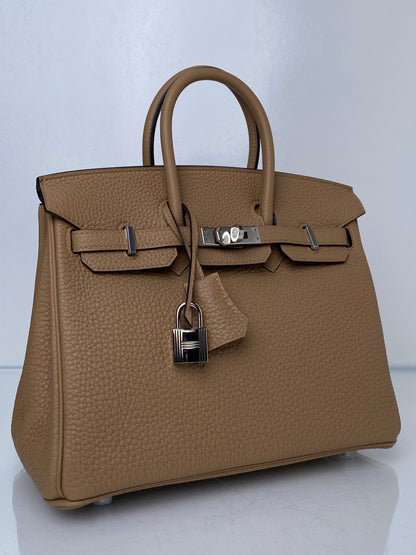 Hermes Birkin 25 Chai Togo PHW #U