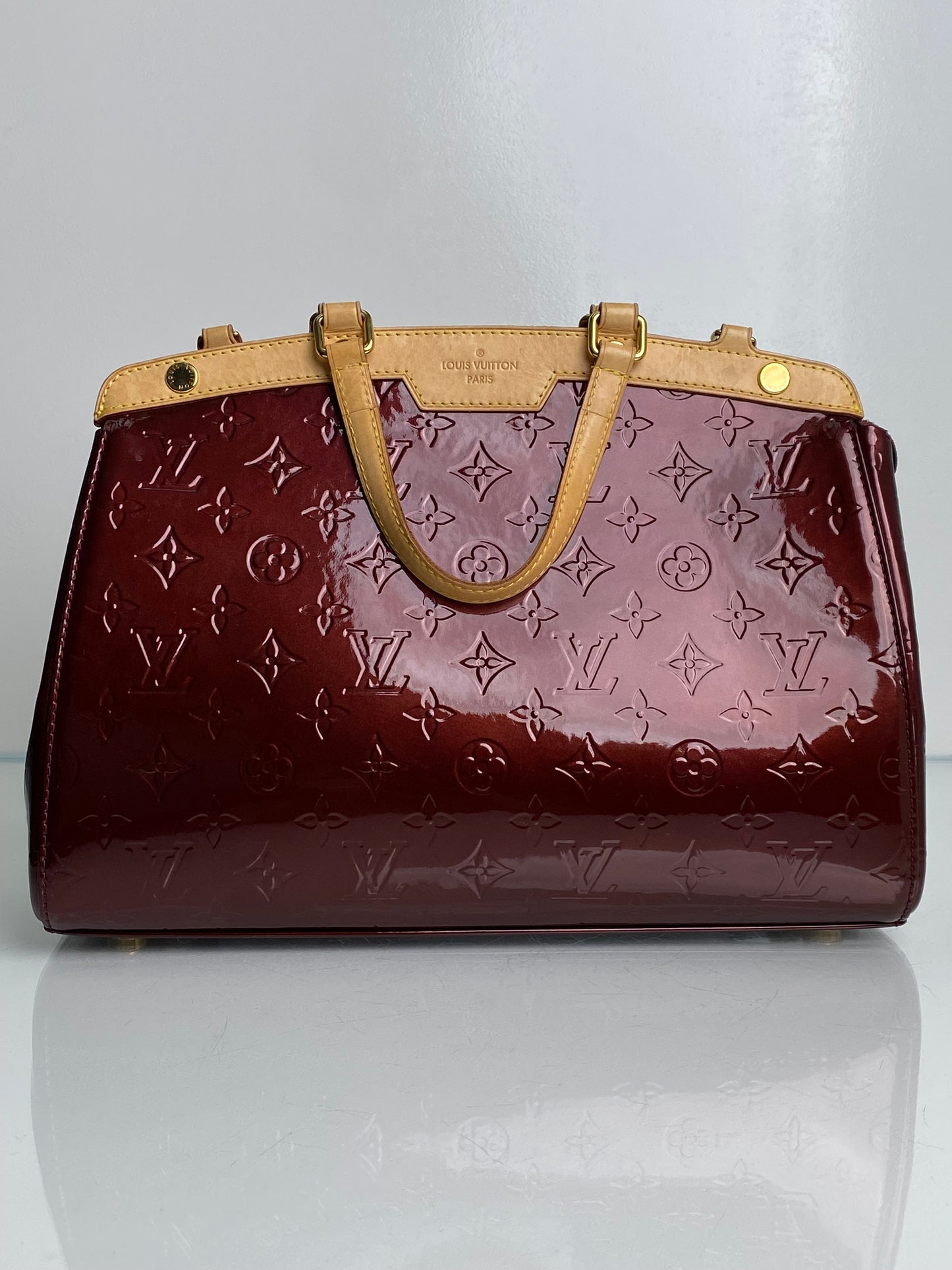 Louis Vuitton Rouge Fauviste Vernis Brea MM Bag GHW