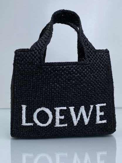 Loewe Women's Black Font Tote Bag w/Strap GHW