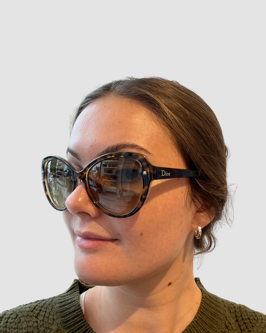 Dior Brown Acetate Sunglasses