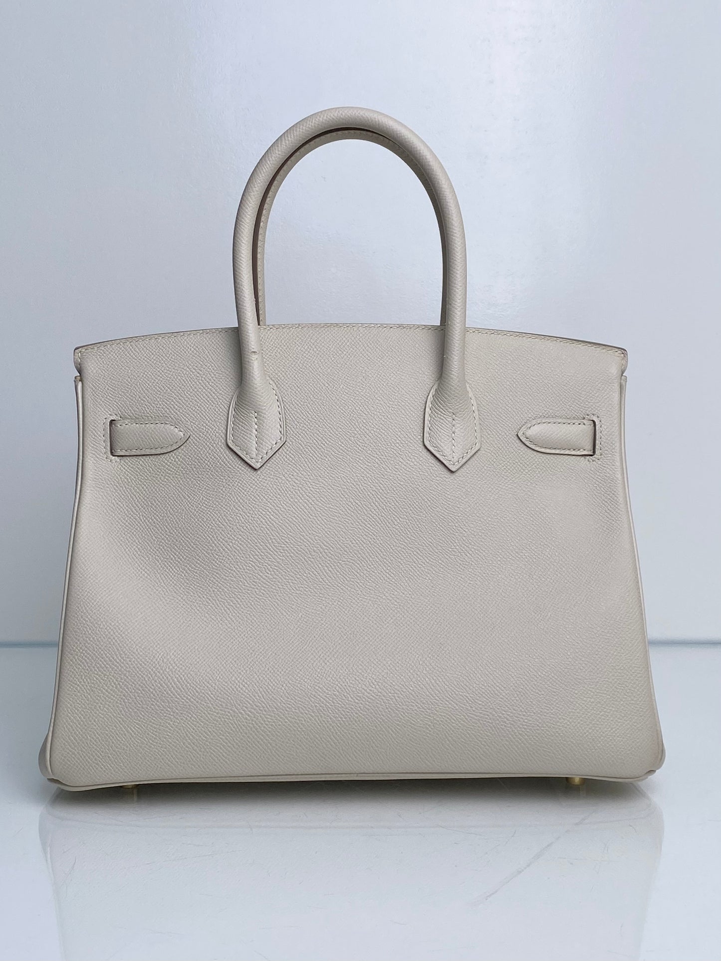 Hermes Birkin 30 Craie Epsom GHW #T