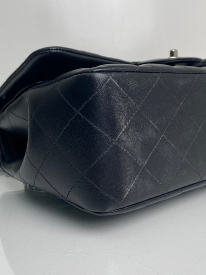 Chanel Black Jumbo Lambskin Bag SHW #18