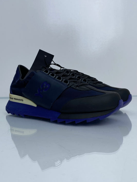 Yohji Yamamoto Black, Navy, & White Sneakers, 6.5