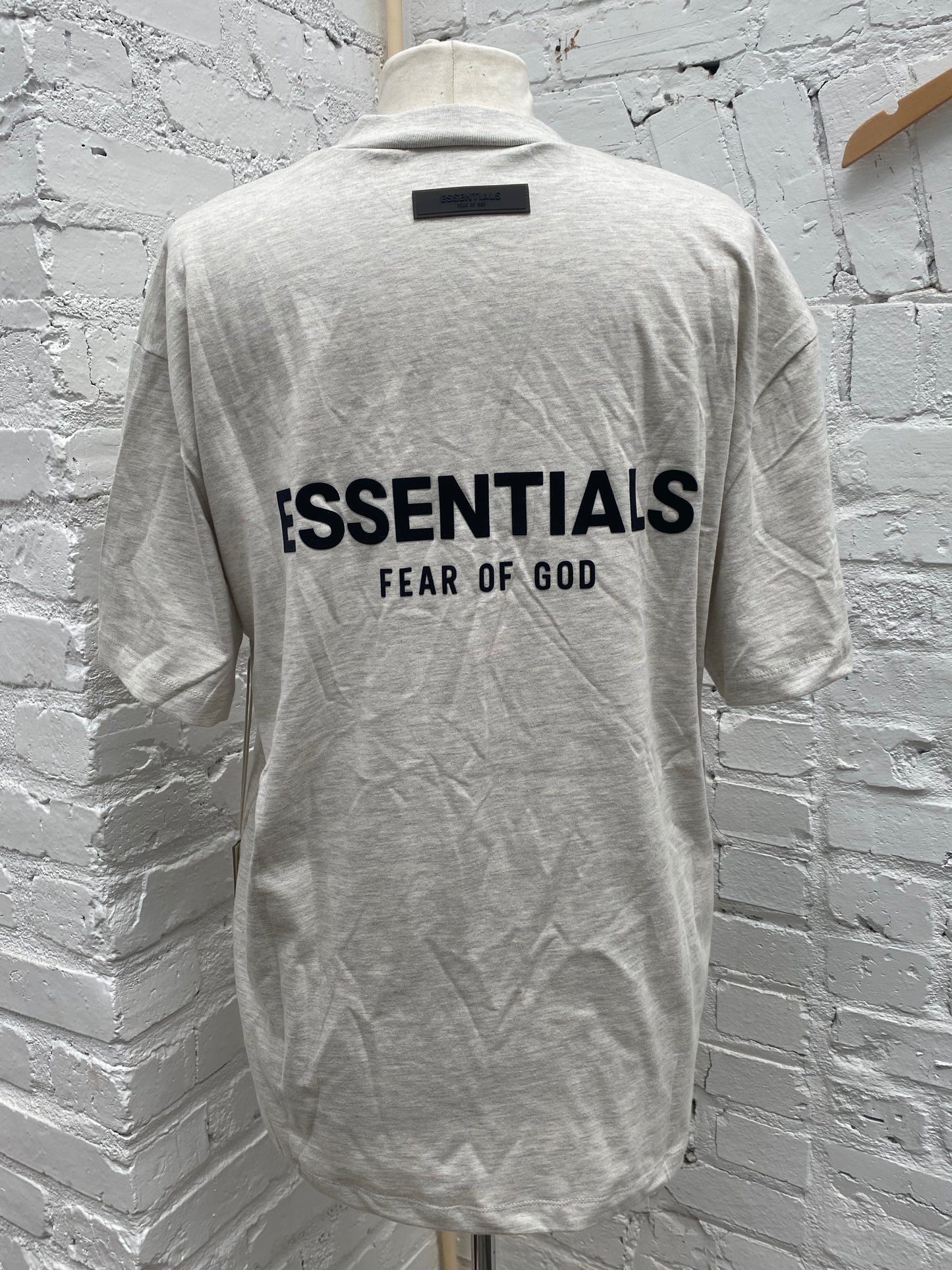 Essentials Light Oatmeal T-Shirt, S