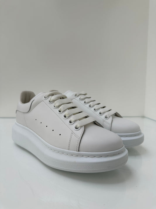 Alexander McQueen White Sneakers, 39.5