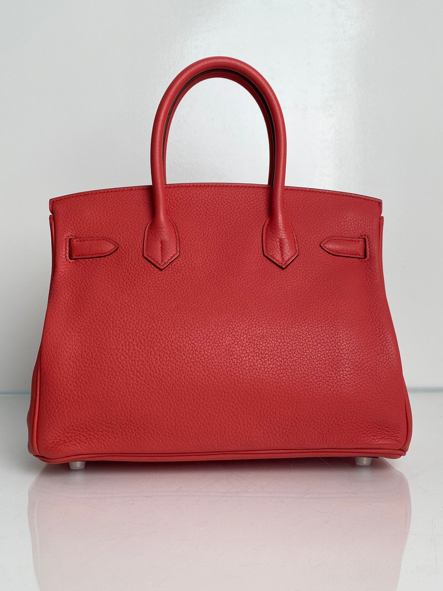 Hermes Birkin 30 Rose Jaipur Togo PHW #M