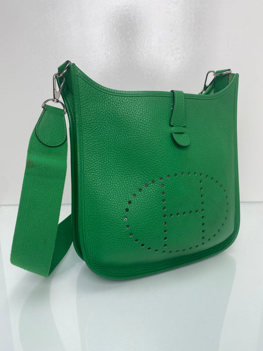 Hermes Evelyne PM Bamboo Clemence PHW #R
