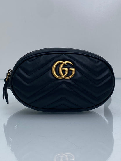 Gucci Black Marmont Belt Bag GHW, 95