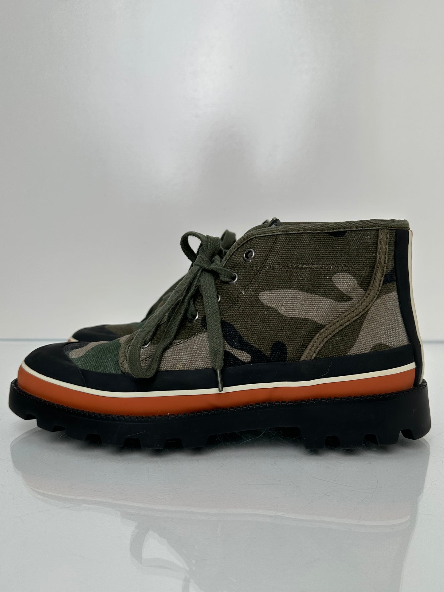 Valentino Camo Combat Boots, 39