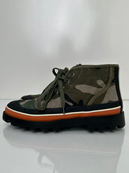 Valentino Camo Combat Boots, 39