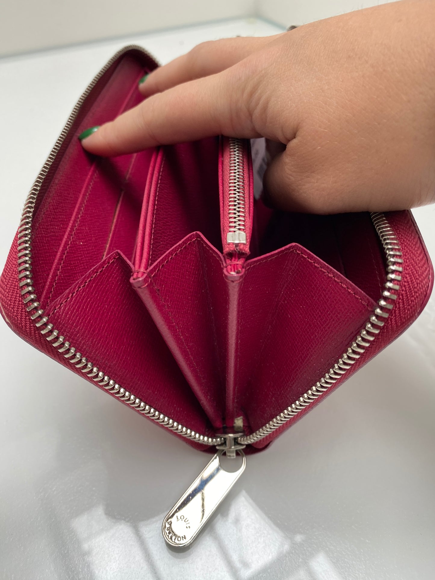 Louis Vuitton Epi Raspberry Wallet