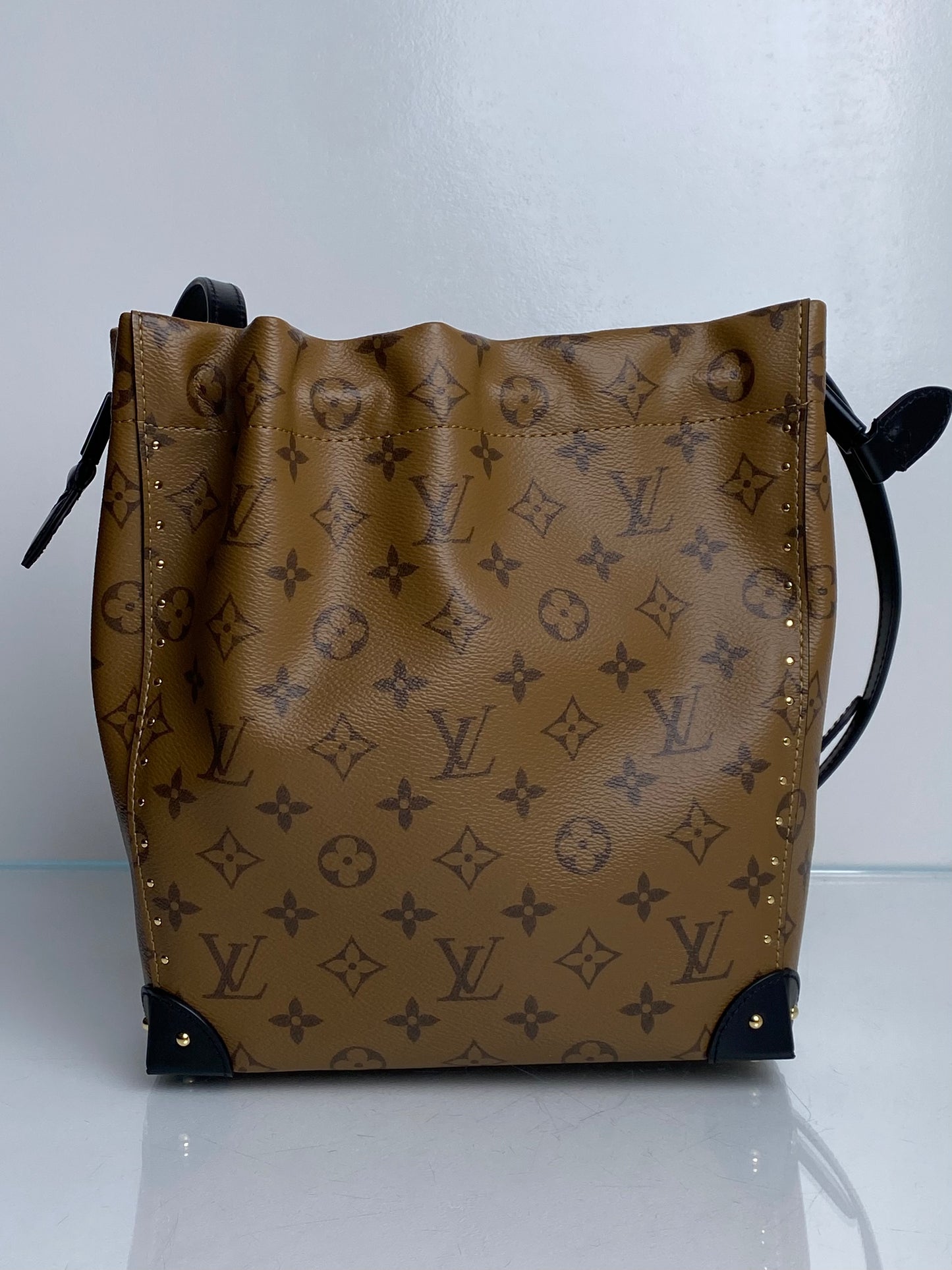 Louis Vuitton Noé Trunk PM Reverse Monogram Bag GHW