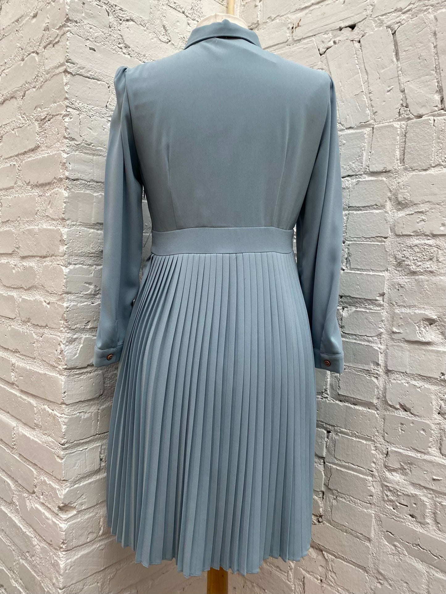 Gucci Blue Pleated Dress, S/M