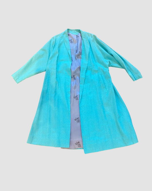 Vintage Blue Long Coat