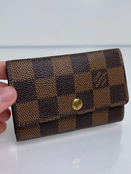 Louis Vuitton Damier Ebene 6 Key Holder