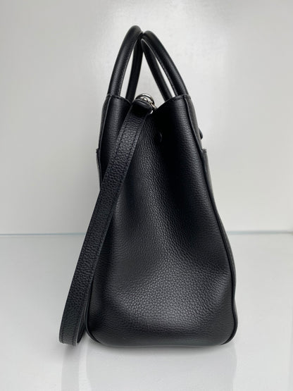 Chanel Executive Black Grained Calf Tote Bag SHW