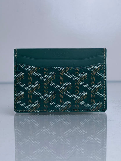 Goyard Green Goyardine Cardholder