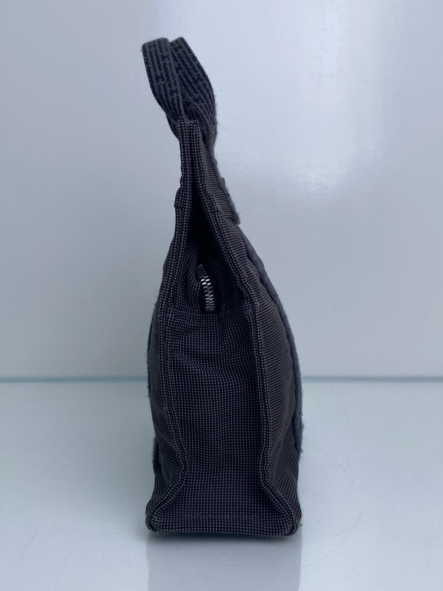 Hermes Grey Herline Toile H Logo Tote Bag PM SHW