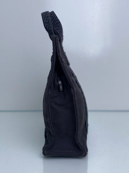 Hermes Grey Herline Toile H Logo Tote Bag PM SHW