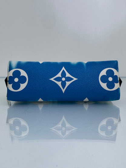 Louis Vuitton Blue Giant Monogram Escale Cosmetic Bag SHW