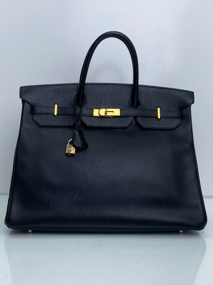 Hermes Birkin 40 Black Togo GHW #C