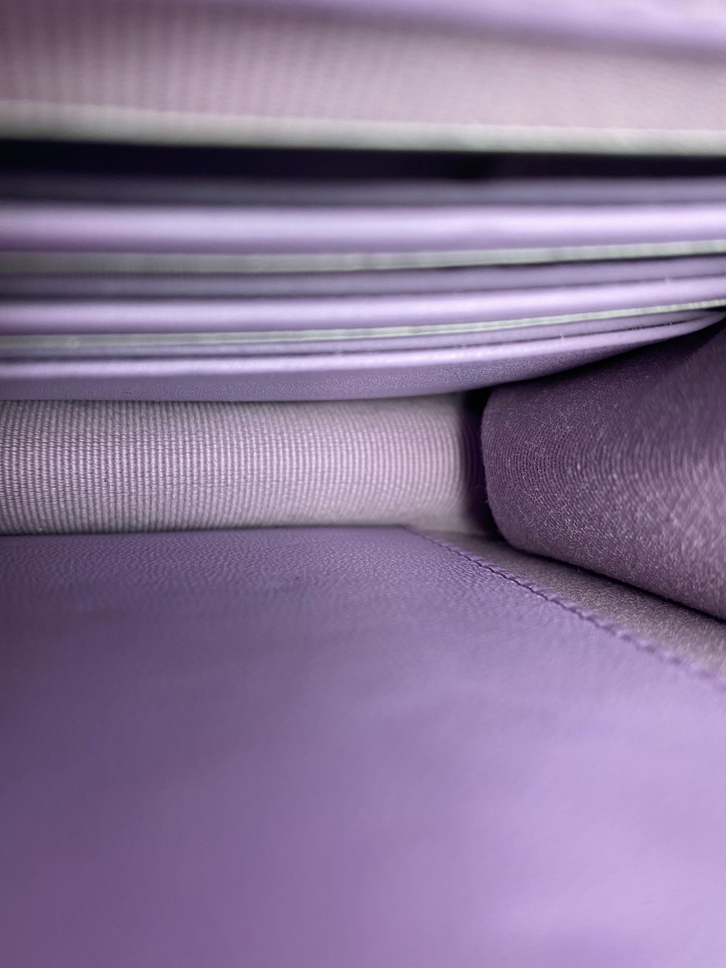 Chanel Lilac Coco Crush Caviar WOC Bag GHW