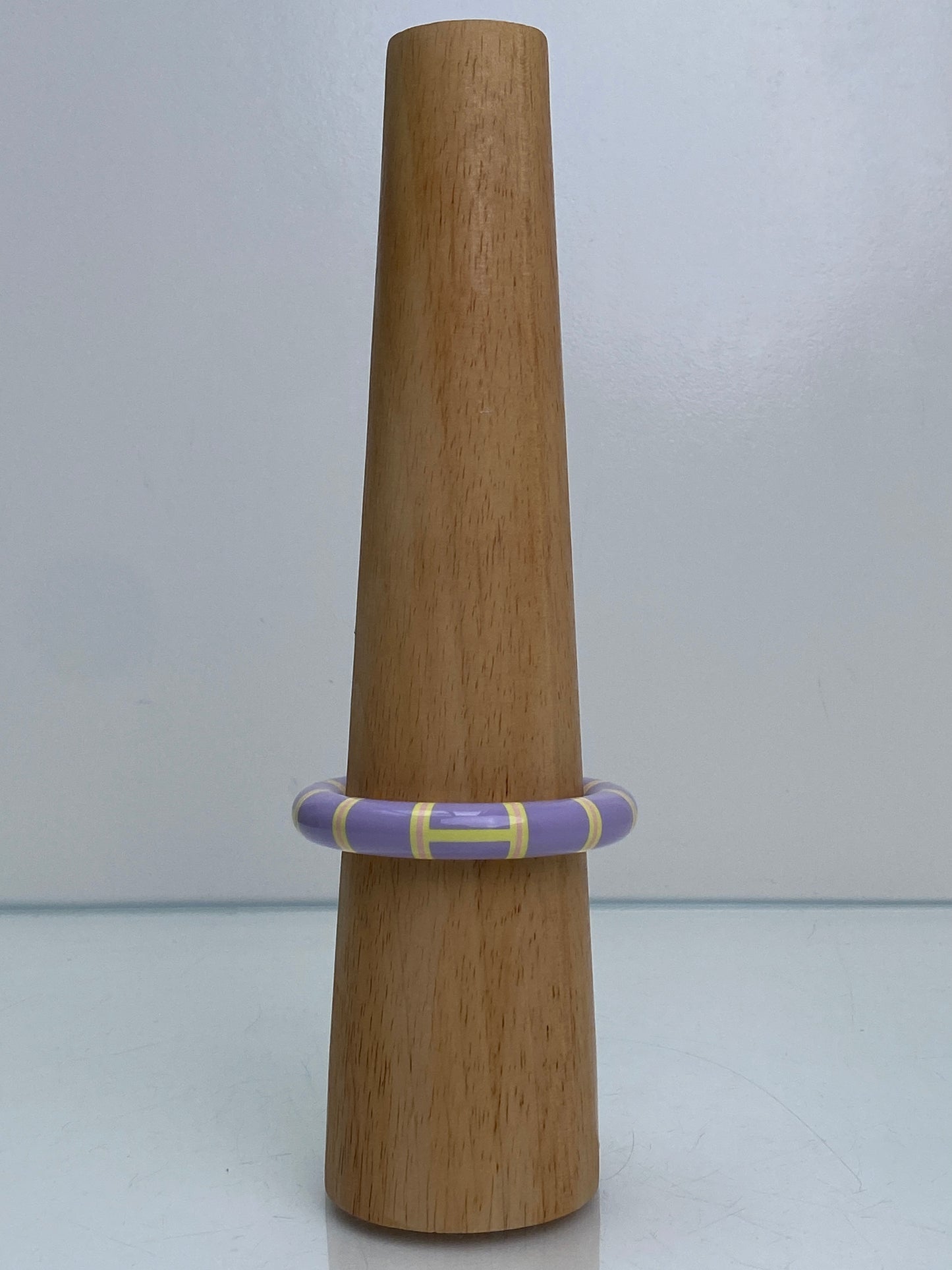 Hermes Purple, Yellow, & Orange Stripe Equipe Nautique Bangle