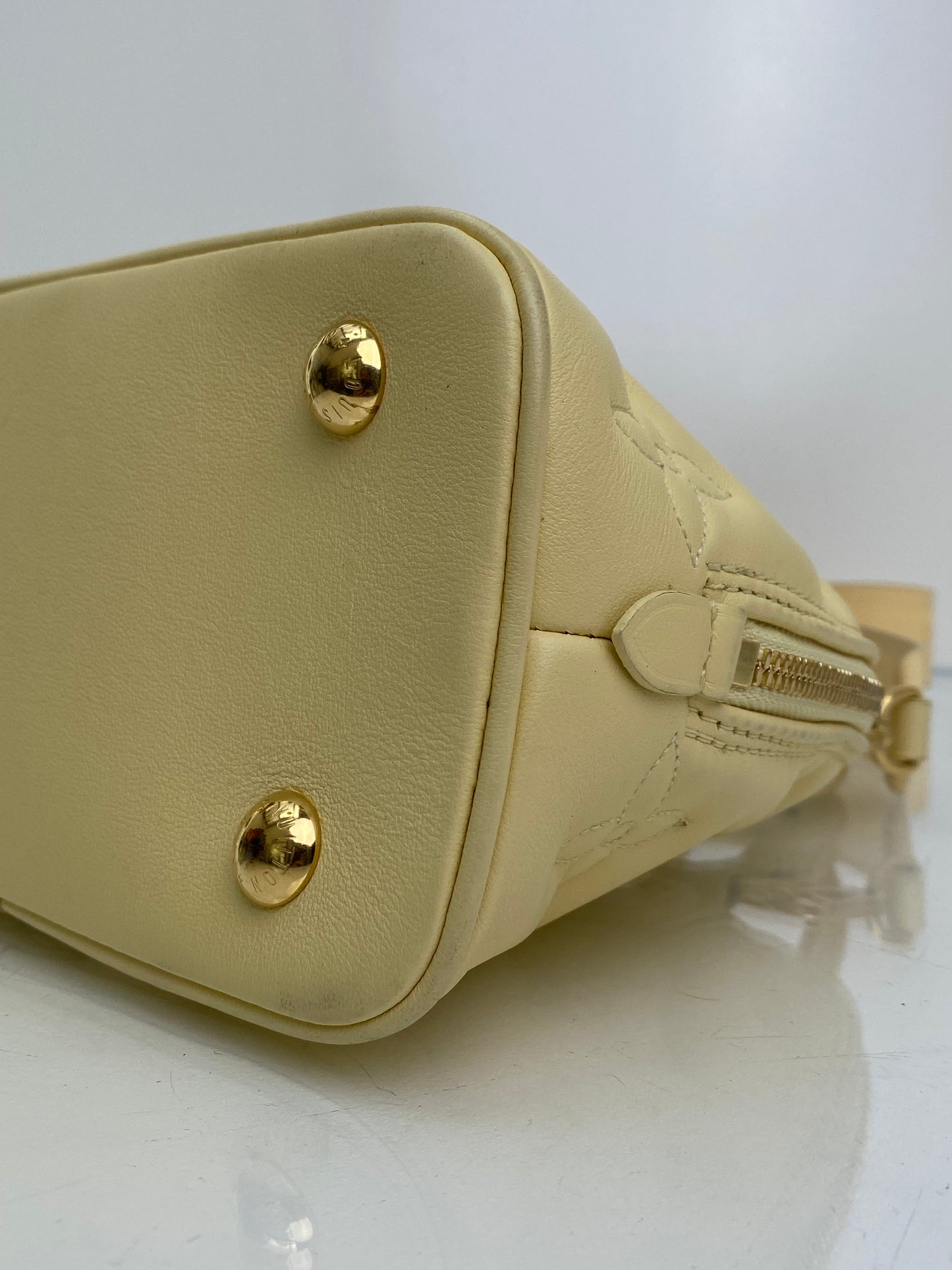 Louis Vuitton Yellow Bubblegram Alma BB Bag GHW