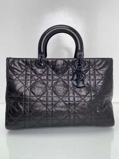 Dior Lady Black D-Sire Bag BHW