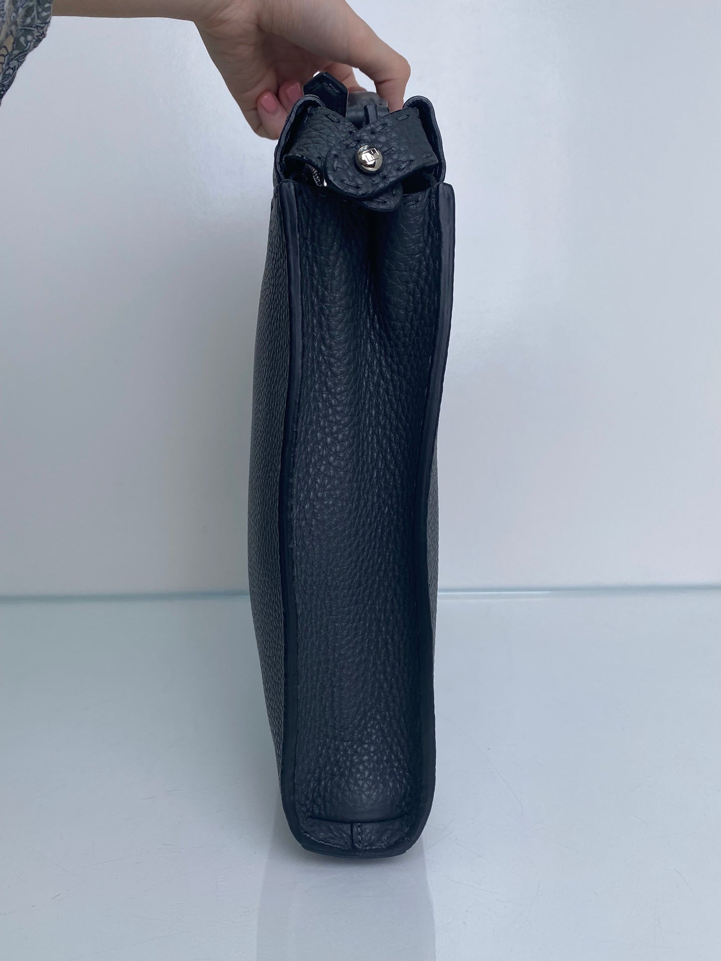 Fendi Grey Peakaboo XL Bag SHW