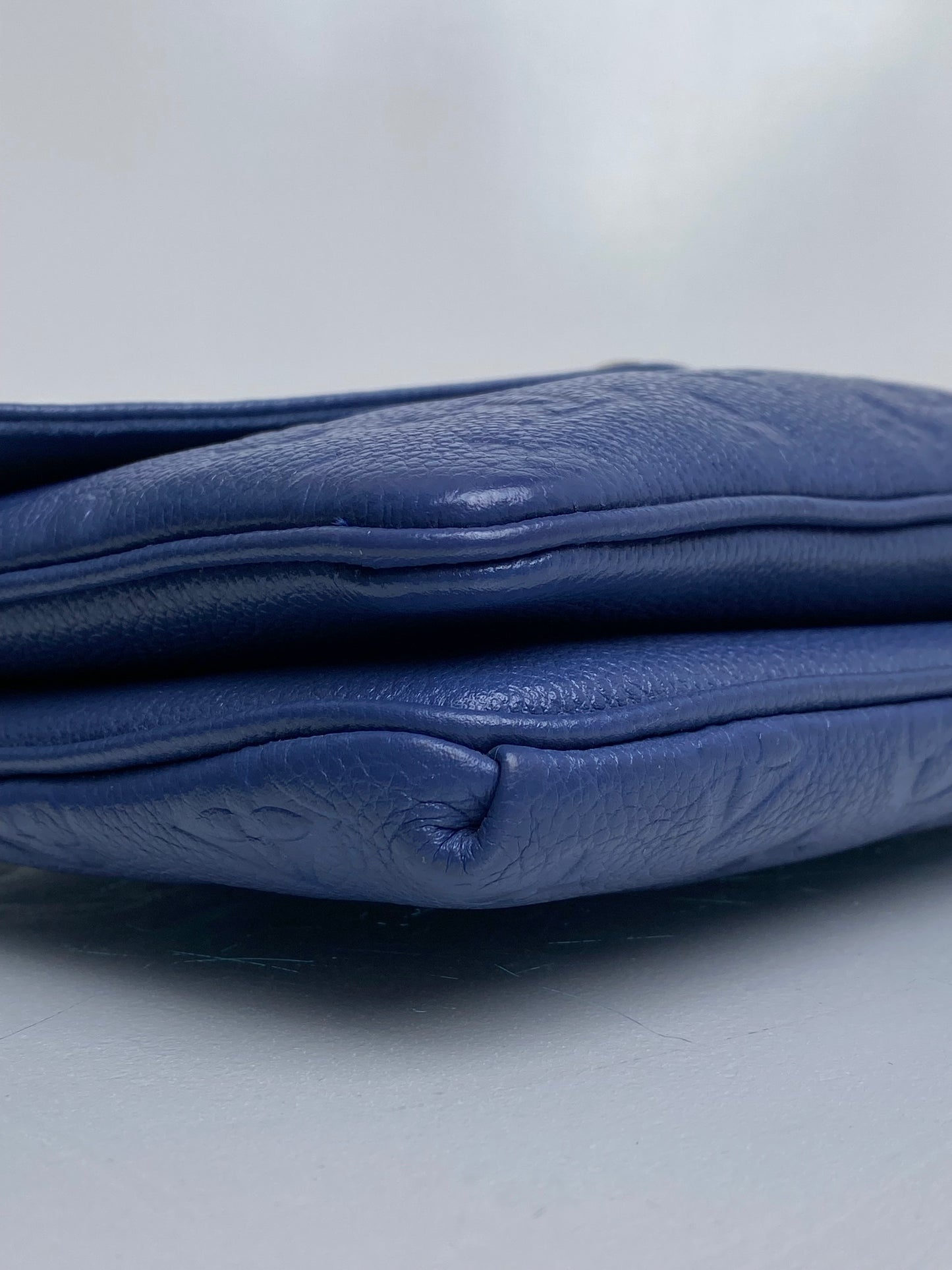 Louis Vuitton Blue Empriente Twinset Bag GHW