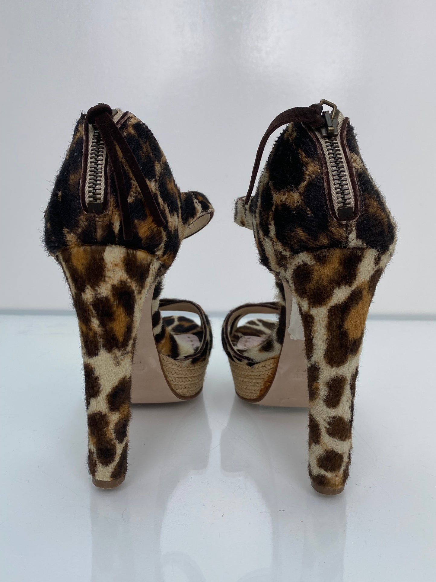 Miu Miu Cheetah Ponyhair Heels, 41