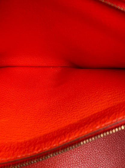Hermes Birkin 35 Rouge Pivoine Togo GHW #X
