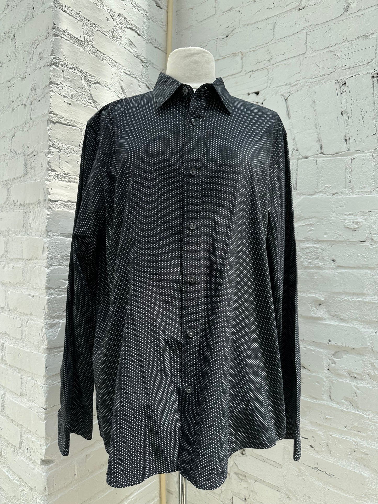 Michael Kors Black Button Up, XL