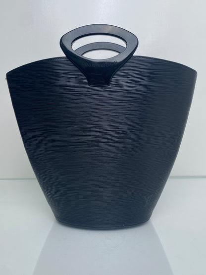 Louis Vuitton Black Epi Bucket Tote Bag