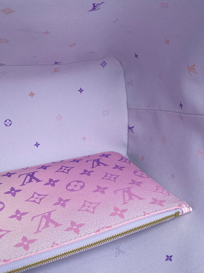 Louis Vuitton Pink Ombre Giant Monogram Spring In The City Neverfull Bag MM GHW