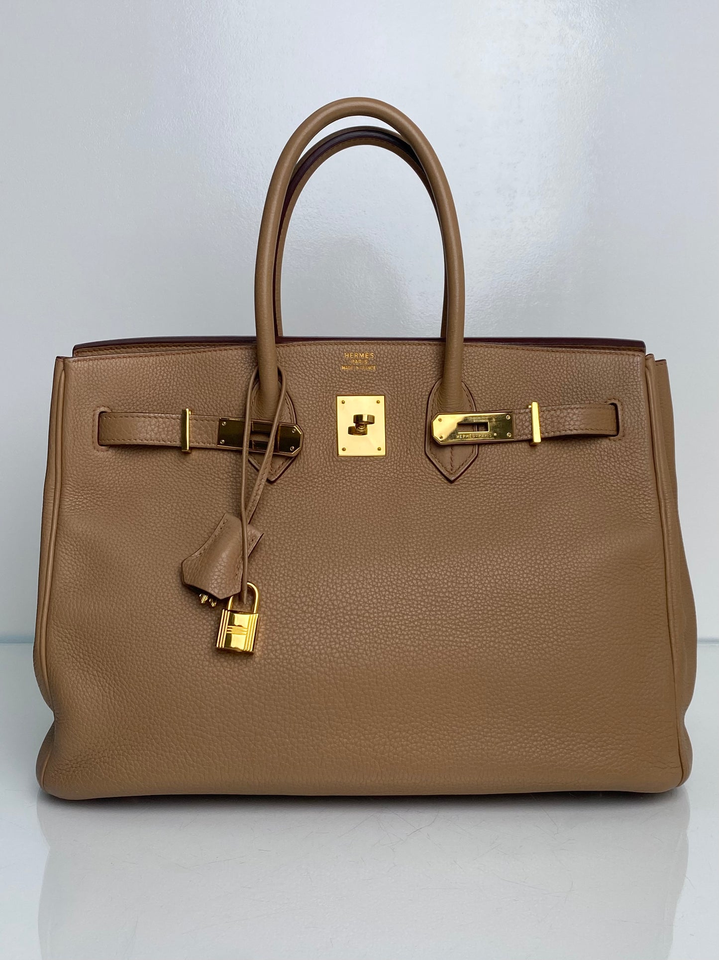 Hermes Birkin 35 Tabac Camel GHW #P