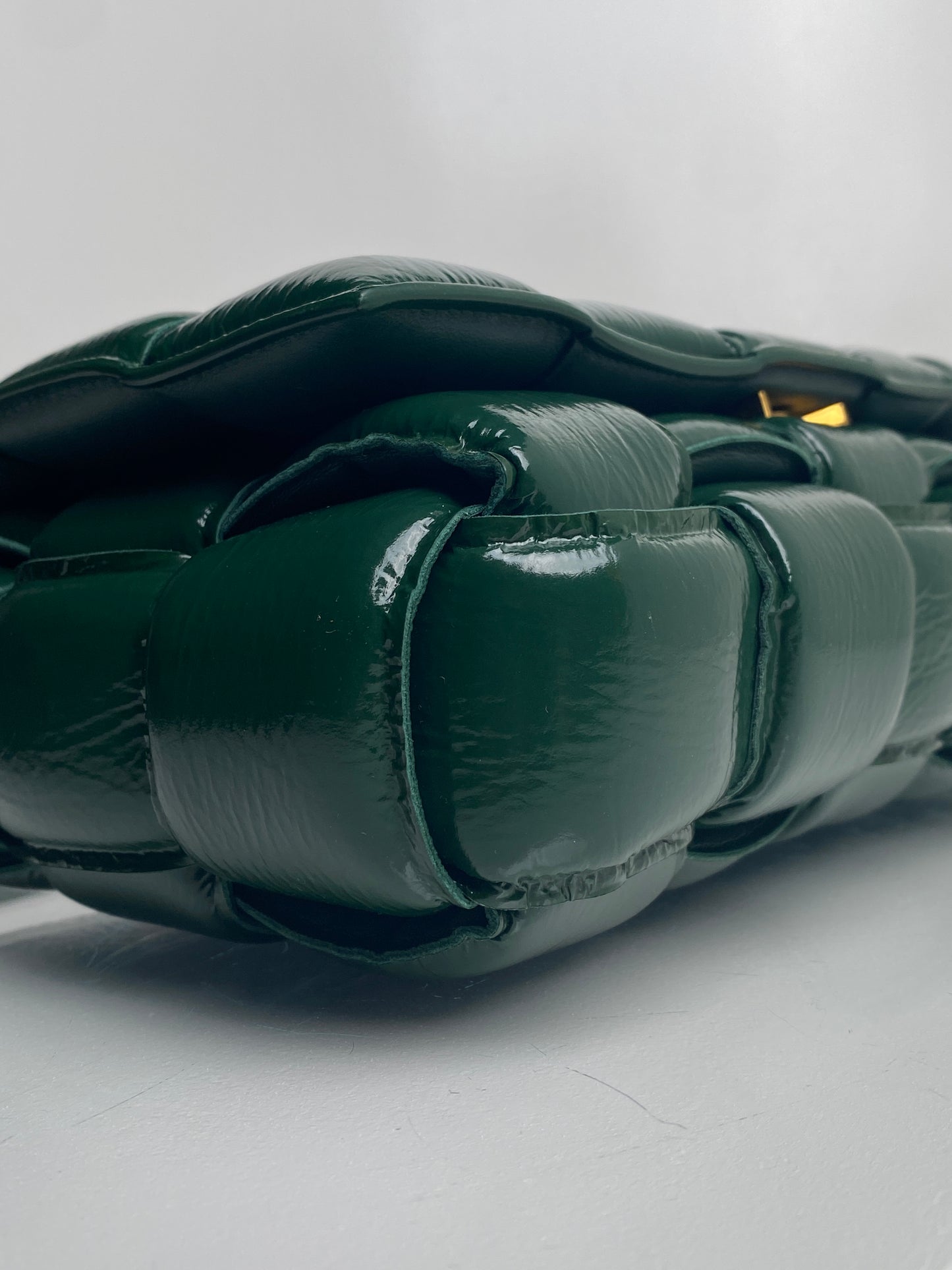 Bottega Veneta Raintree Green Padded Cassette Bag GHW