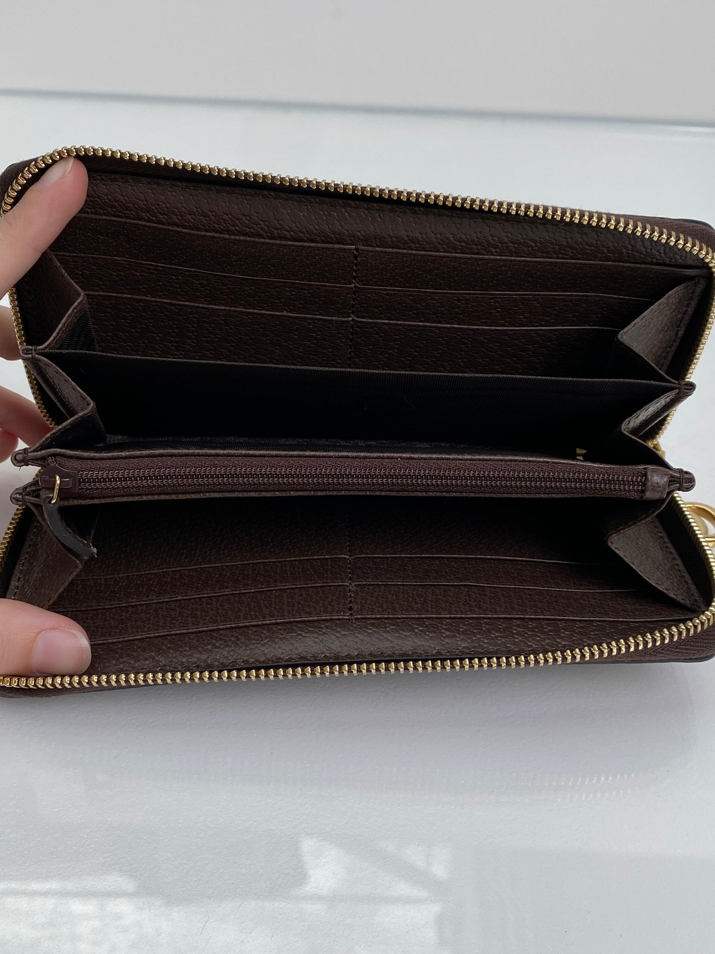 Gucci GG Supreme Webstripe Wallet GHW