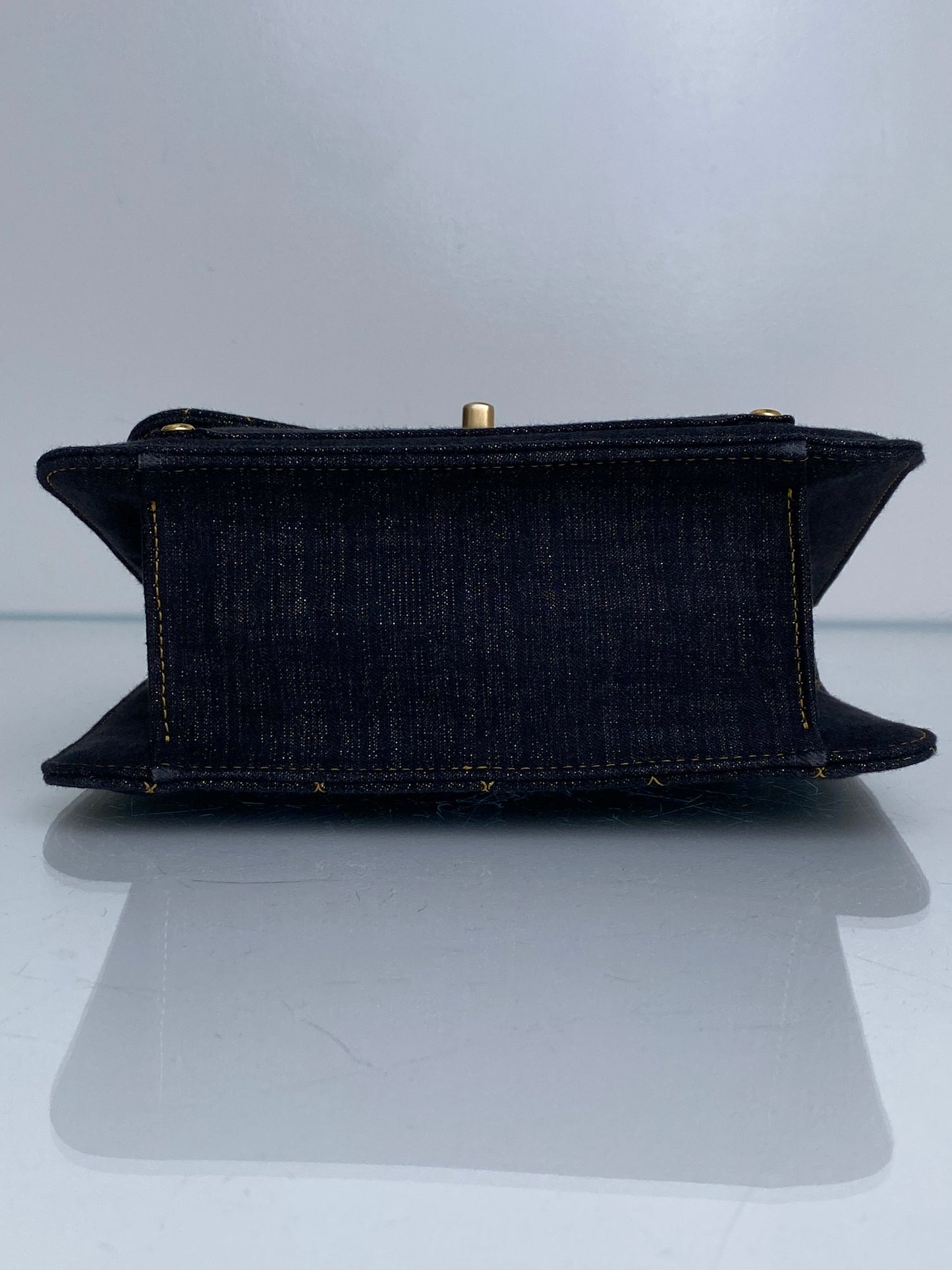 Chanel Denim Double You Mini Flap Bag GHW