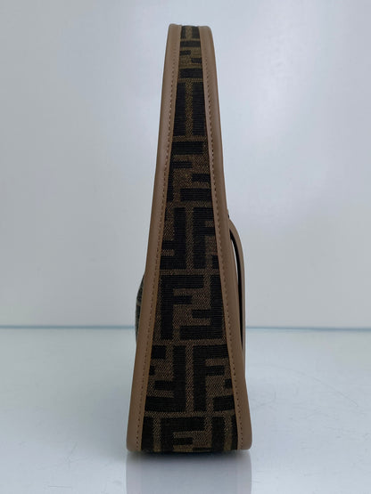 Fendi Brown FF Fendessence Mini Shoulder Bag GHW