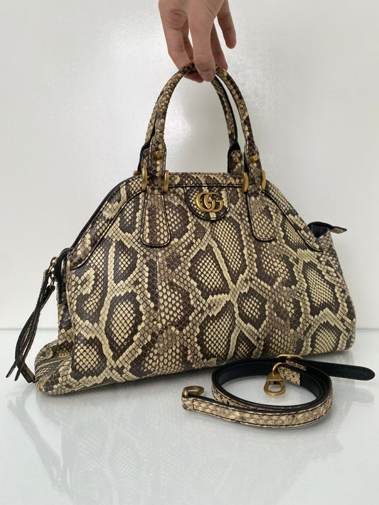 Gucci Python Re(Belle) Tote Bag GHW