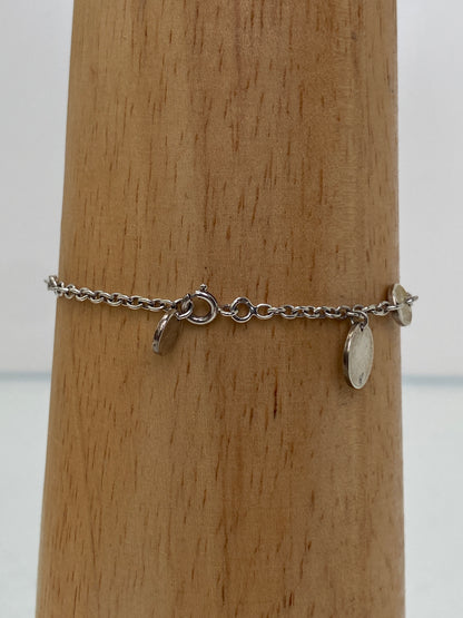 Hermes Ex-Libre Coin Rose Gold & Silver Bracelet