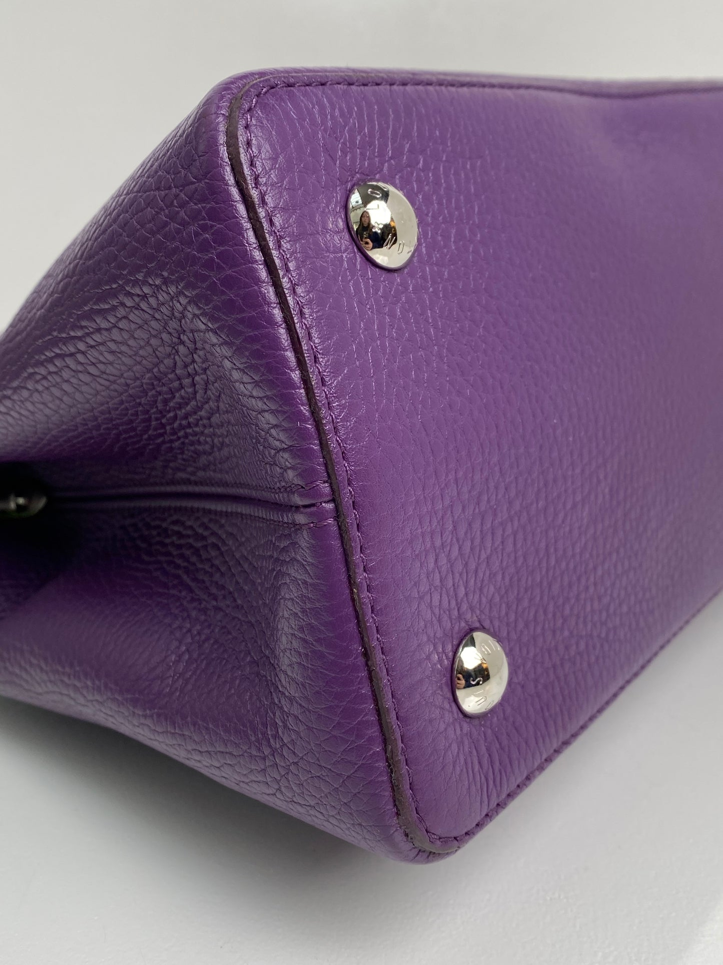 Louis Vuitton Purple Violet Capuccine MM SHW