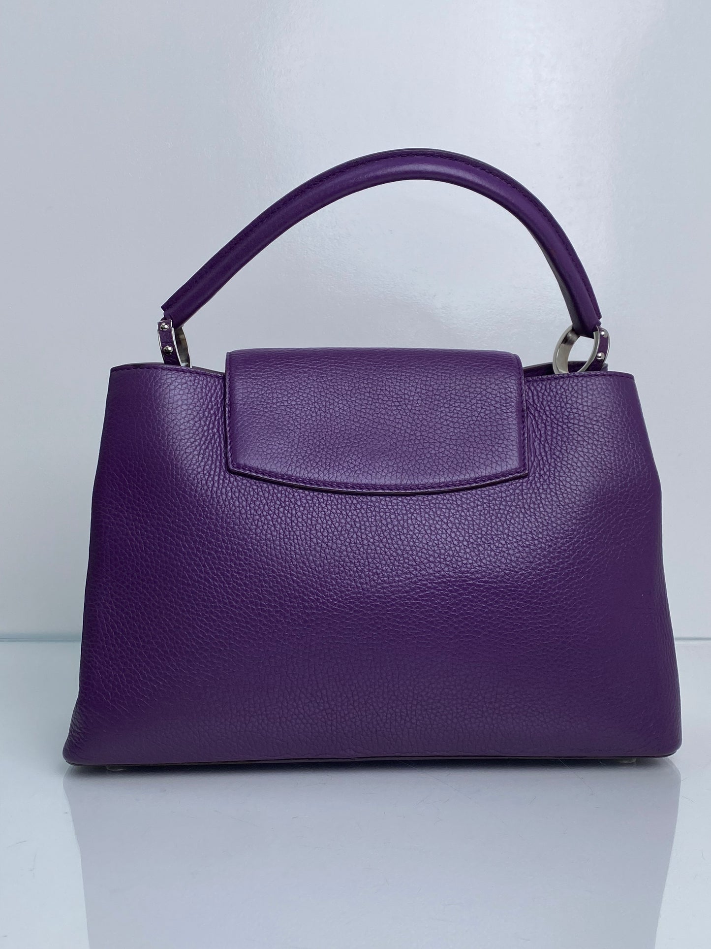 Louis Vuitton Purple Violet Capuccine MM SHW