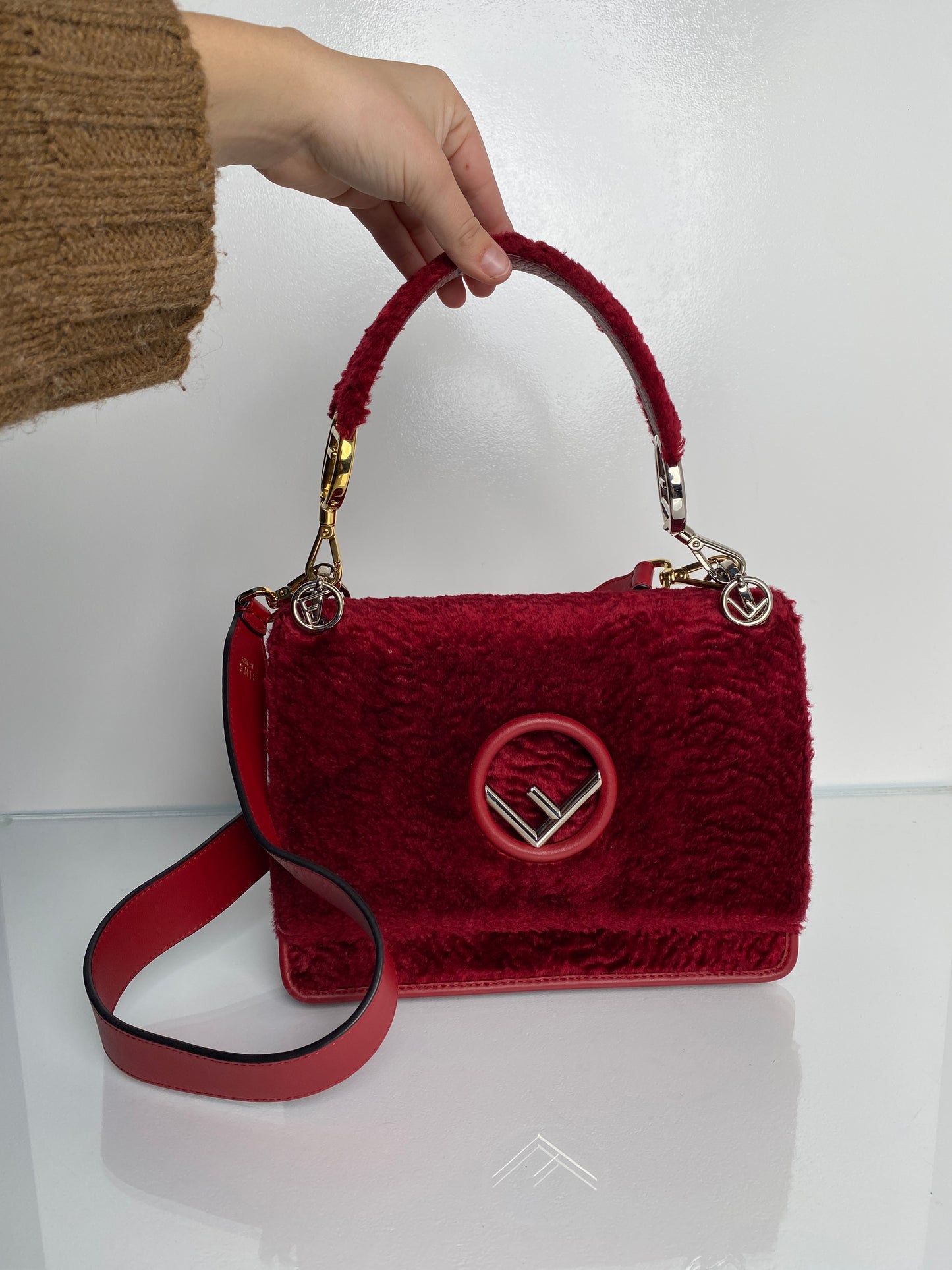 Fendi Red Khan Bag