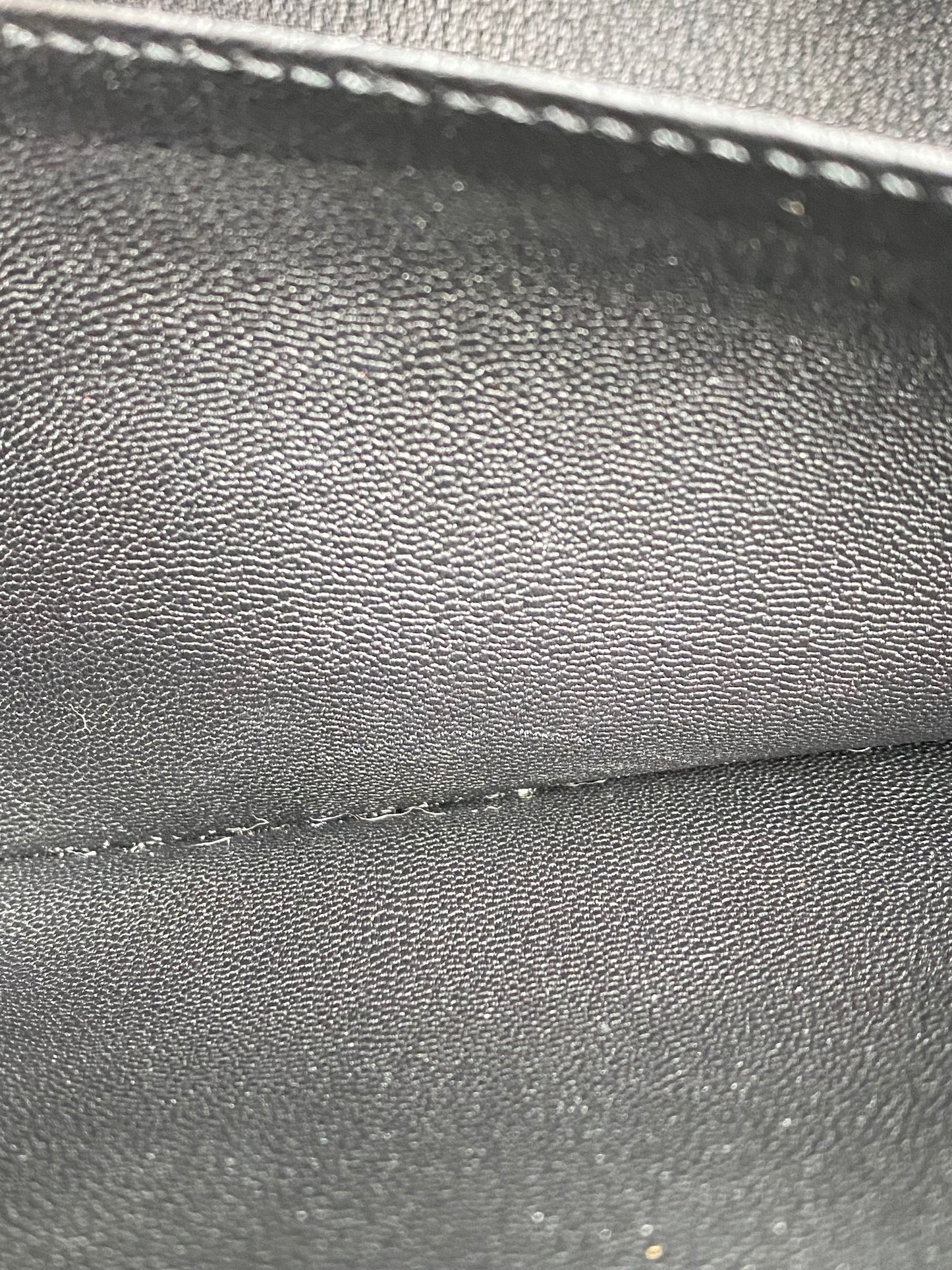 Hermes Birkin 30 Black Clemence PHW #Y